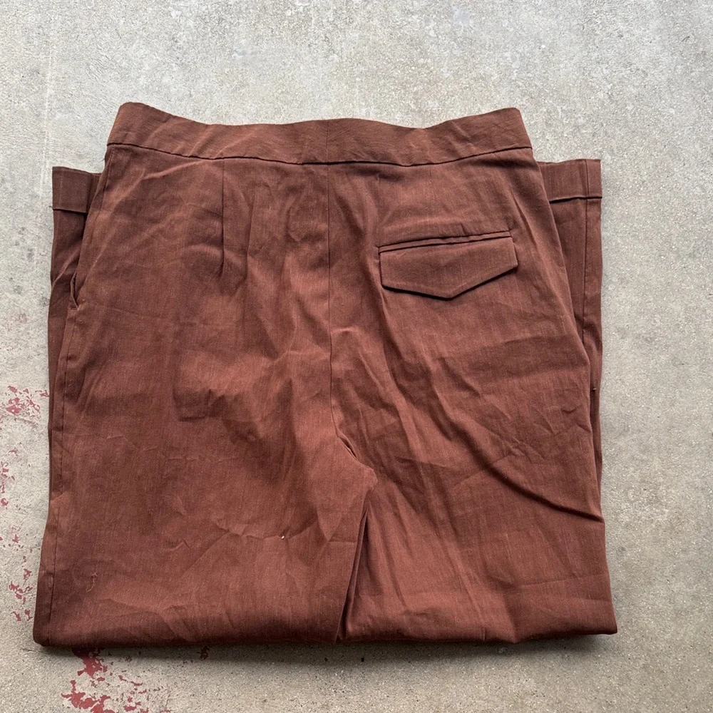 Zara Dress Pants Size Large Brown Pants Career tempered bottom Business